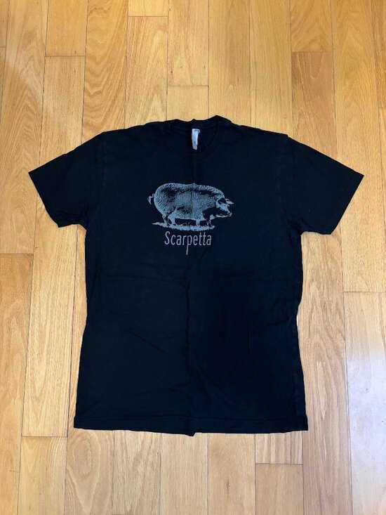 Vintage Scarpetta Wine Pig T Shirt M - Picture 1 of 3